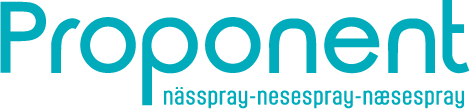 Proponent Tag Proponent Nesespray -- Naturlig behandling av tett nese